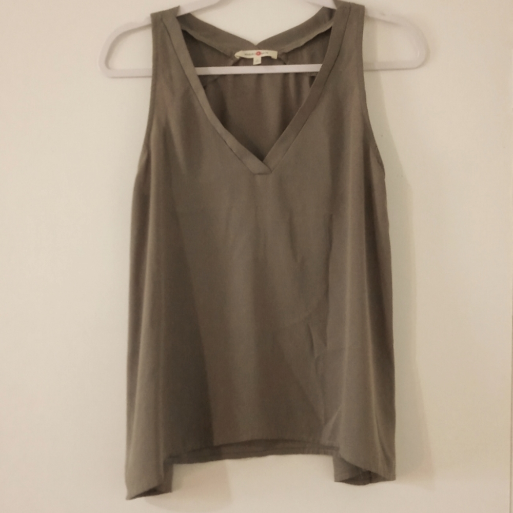 Loose Sage Green Tank Top